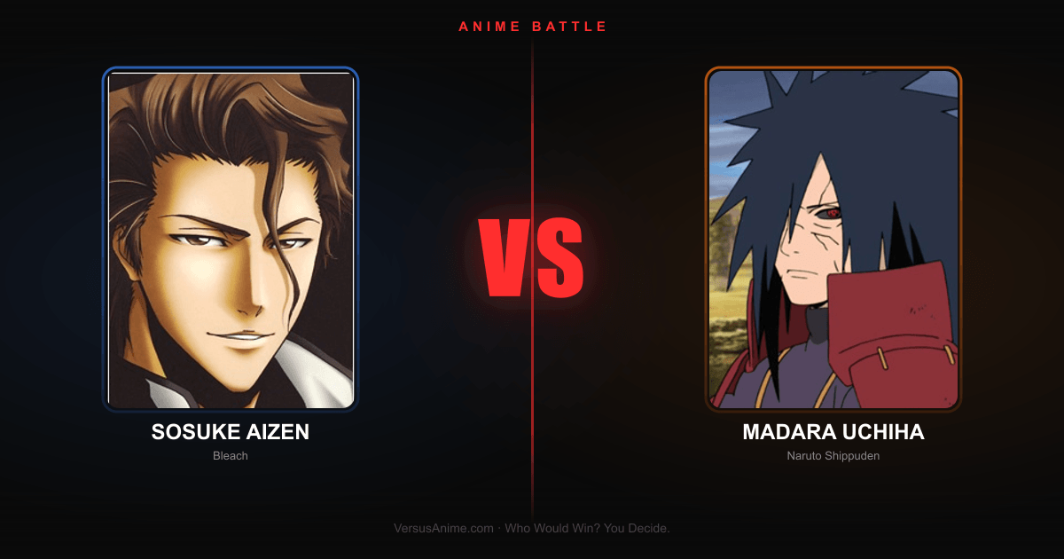 Aizen vs Madara - The Ultimate Cross-Series Villain Fight